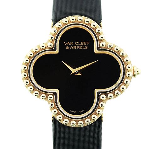 van cleef and arpels alhambra watch replica|van cleef alhambra price list.